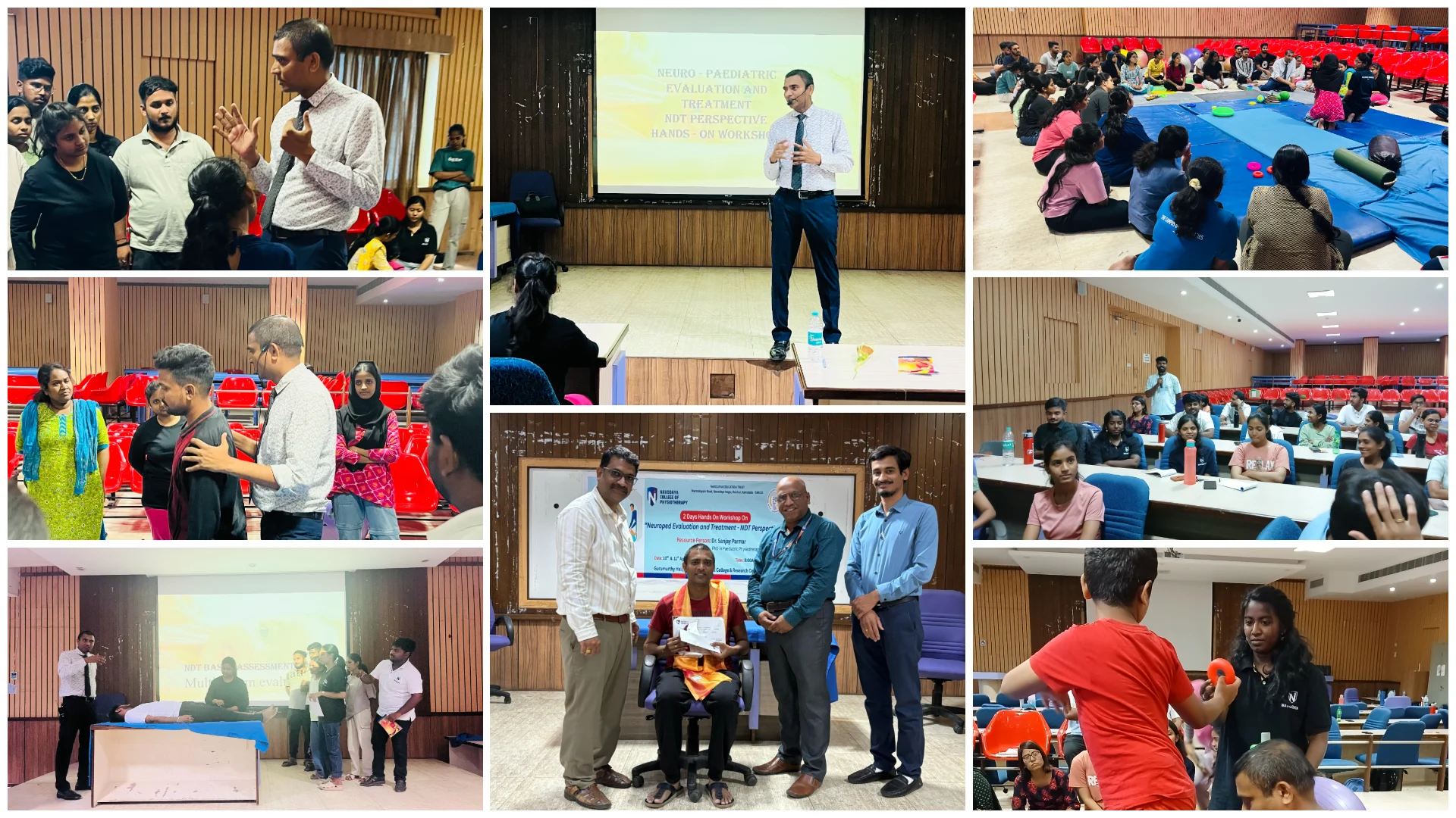 Navodaya College of Physiotherapy Conducts Hands-on Workshop on Neuroped Assessment & NDT Approach