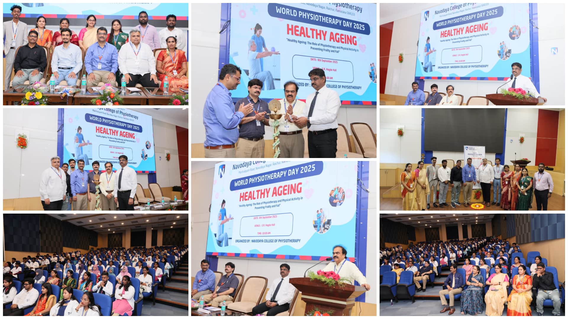 World Physiotherapy Day Celebration at Navodaya College of Physiotherapy, Raichur