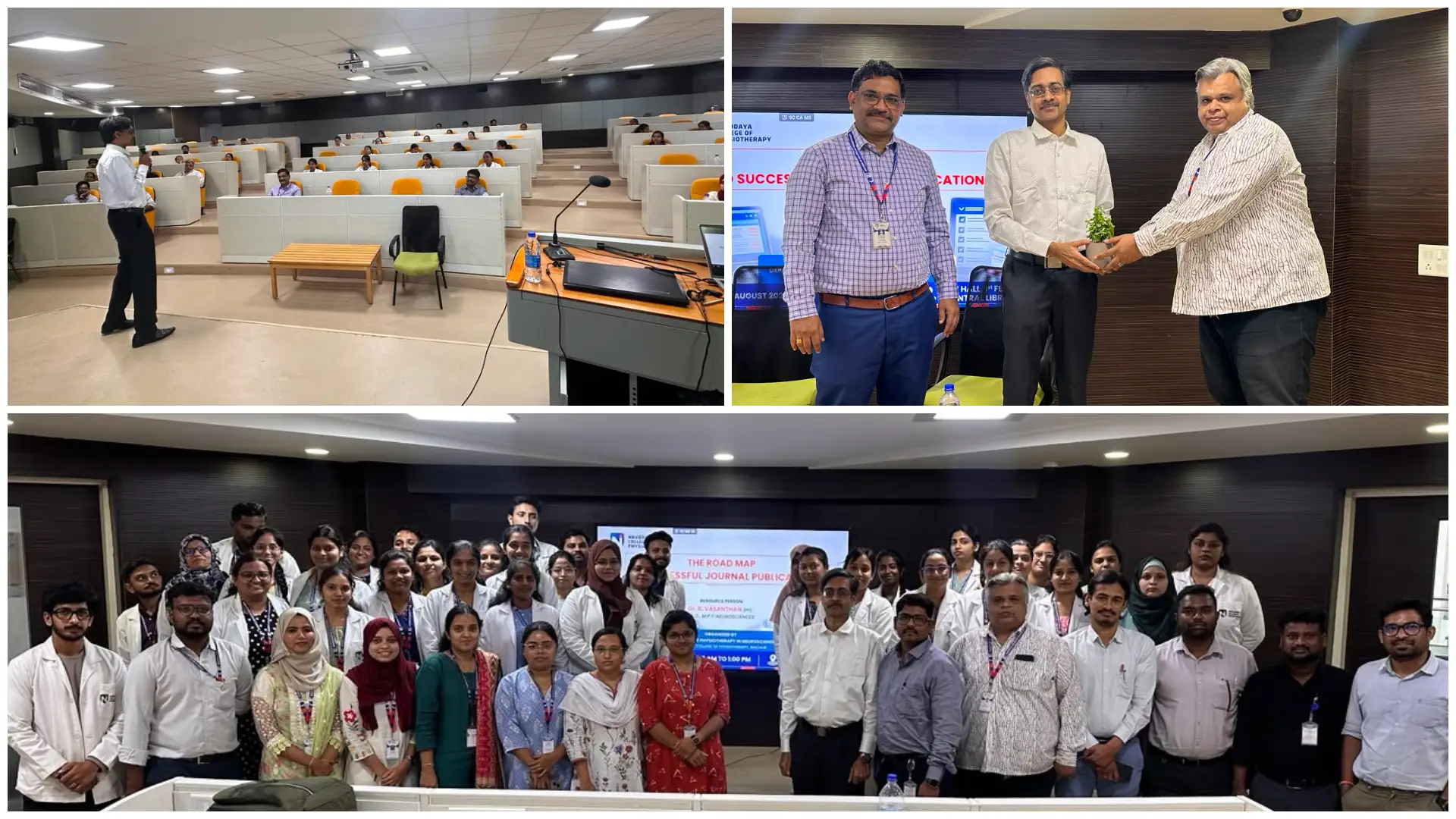 Workshop on The Roadmap to Successful Journal Publication at Navodaya College of Physiotherapy